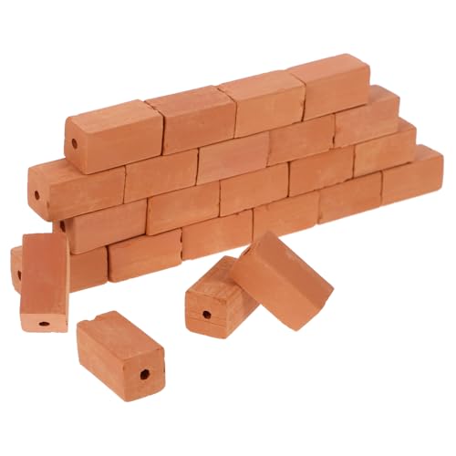 JOINPAYA 30 Stück Teiliges Miniatur Ziegelsteine aus Keramik für Sandtisch Landschaftsbau DIY Mini Mauern Bastelset Modellbau JOINPAYA 30 Stück Teiliges Miniatur Ziegelsteine aus Keramik für Sandtisch Landschaftsbau DIY Mini Mauern Bastelset Modellbau von JOINPAYA