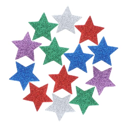 JOINPAYA 300 Stück Pentagramm Aufkleber Aufkleber Für Scrapbook Aufkleber Kinderaufkleber Stern Aufkleber Selbstklebende Stern Patches Scrapbooking Aufkleber Glitzer Aufkleber von JOINPAYA
