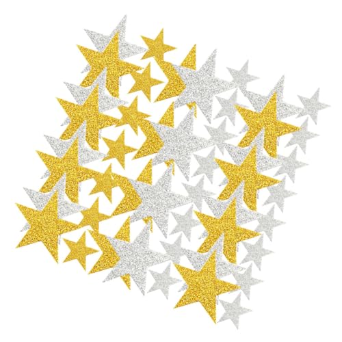 JOINPAYA 300 Stück Pentagramm-Aufkleber Klebepflaster Stern Sternaufkleber Für Party Sternaufkleber Schwarz Aufkleber Stern Zum Basteln Sterne-Aufkleber Glitzersternaufkleber Klebestern Eva von JOINPAYA