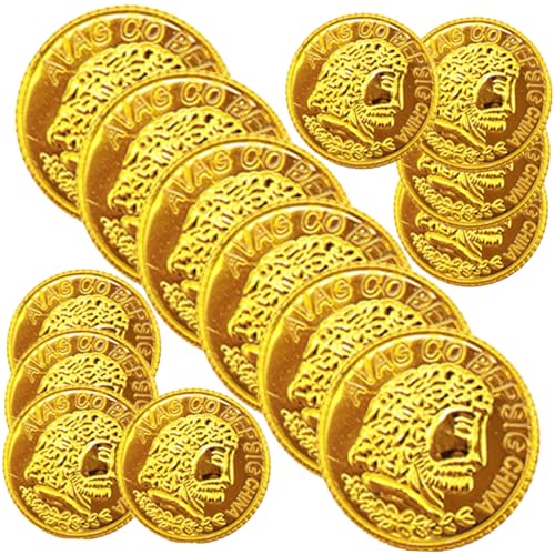 JOINPAYA 300st Spielzeugmünzen Aus Kunststoff Piratenmünzen Spielgeld Schokoladenmünzen Falschgeld Schatzmünzen Aus Kunststoff Piratenschatz Für Piraten-goldmünzen Plastik Golden JOINPAYA 300st Spielzeugmünzen Aus Kunststoff Piratenmünzen Spielgeld Schokoladenmünzen Falschgeld Schatzmünzen Aus Kunststoff Piratenschatz Für Piraten-goldmünzen Plastik Golden von JOINPAYA