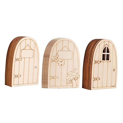 JOINPAYA 30st Feentor Vorgeben Puppenhausmöbel Türpuppenhausverzierung Puppenmöbel Mini-türdekor Mini-türmodell Für Terrarium Mikro-landschaftstür Mini-möbel Hölzern JOINPAYA 30st Feentor Vorgeben Puppenhausmöbel Türpuppenhausverzierung Puppenmöbel Mini-türdekor Mini-türmodell Für Terrarium Mikro-landschaftstür Mini-möbel Hölzern von JOINPAYA
