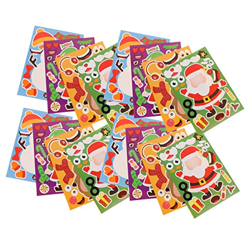 JOINPAYA 32blätter Weihnachts-Puzzle-Sticker Niedliche Santa Und Schneemann-Aufkleber Für Junge Mädchen Für Weihnachtsfeiern Und Kreative Bastelprojekte JOINPAYA 32blätter Weihnachts-Puzzle-Sticker Niedliche Santa Und Schneemann-Aufkleber Für Junge Mädchen Für Weihnachtsfeiern Und Kreative Bastelprojekte von JOINPAYA