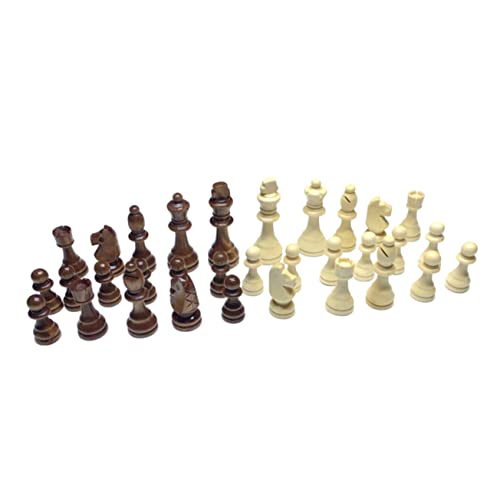 JOINPAYA Klassisches Schachfiguren-Set 32-teiliges Schachfiguren-Set Aus Holz Schickes Schachspiel für Jungen und Mädchen Pädagogisches Spielzeug Sicheres Material JOINPAYA Klassisches Schachfiguren-Set 32-teiliges Schachfiguren-Set Aus Holz Schickes Schachspiel für Jungen und Mädchen Pädagogisches Spielzeug Sicheres Material von JOINPAYA