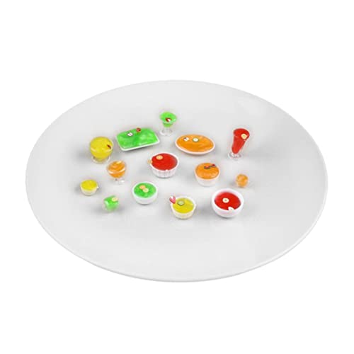 JOINPAYA 33 STK. Weiße Essachen mit einem weißen Essschalen küchenspielzeug für Kitchen Toys for Puppe küche Puppenküchengeschirr Geschirr Miniaturen von JOINPAYA