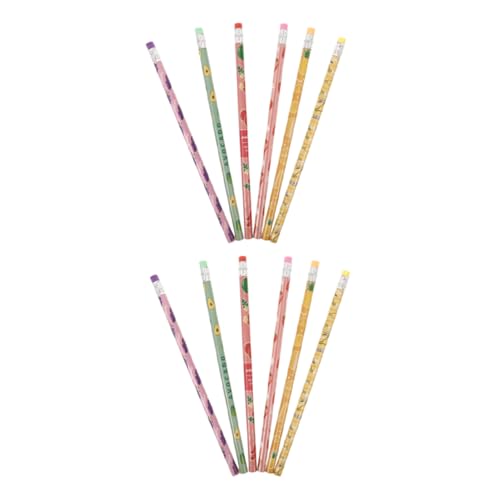 JOINPAYA 36 Stück Fruchtstift für bleistifte set geschenkideen für Kinderfreundliche Schreibwaren Buntstifte mit Radiergummi Bleistifte zeichnen Bulk-Bleistifte Holz JOINPAYA 36 Stück Fruchtstift für bleistifte set geschenkideen für Kinderfreundliche Schreibwaren Buntstifte mit Radiergummi Bleistifte zeichnen Bulk-Bleistifte Holz von JOINPAYA