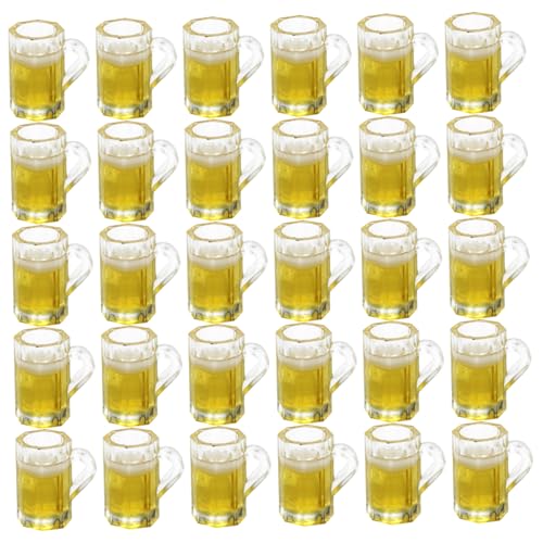 JOINPAYA 36 Stück Maßstab Resin Miniatur Bierkrüge für Puppenhaus Küchen Esszimmerdeko Miniature Shot Glass Zubehör für DIY Micro Landschaft Gestaltung JOINPAYA 36 Stück Maßstab Resin Miniatur Bierkrüge für Puppenhaus Küchen Esszimmerdeko Miniature Shot Glass Zubehör für DIY Micro Landschaft Gestaltung von JOINPAYA
