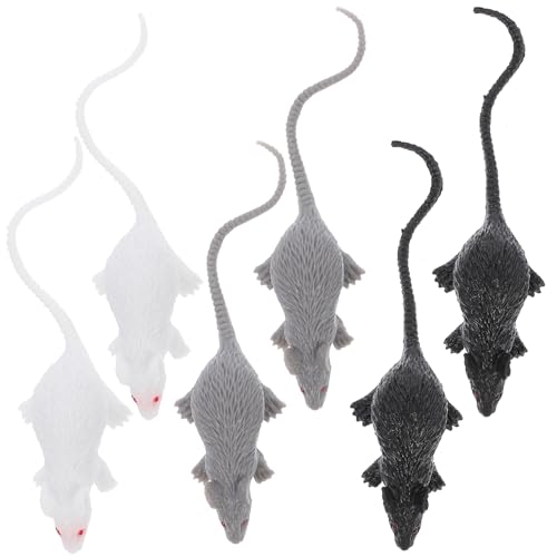 JOINPAYA 36st Halloween-mäuse Halloween-Requisiten Halloween-simulationsmaus Mäuse Streich Halloween -Dekorationen Knifflige Tierrequisiten Requisiten Künstlich Plastik von JOINPAYA