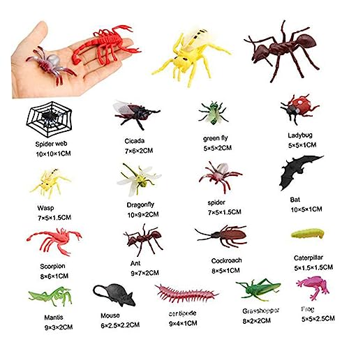 JOINPAYA 39 Stück Insektenmodell Insekten spielfigur Set spielset Toy Set Scherzartikel Educational Toys Trick Simulationsinsekten Kinderspielzeug PVC JOINPAYA 39 Stück Insektenmodell Insekten spielfigur Set spielset Toy Set Scherzartikel Educational Toys Trick Simulationsinsekten Kinderspielzeug PVC von JOINPAYA