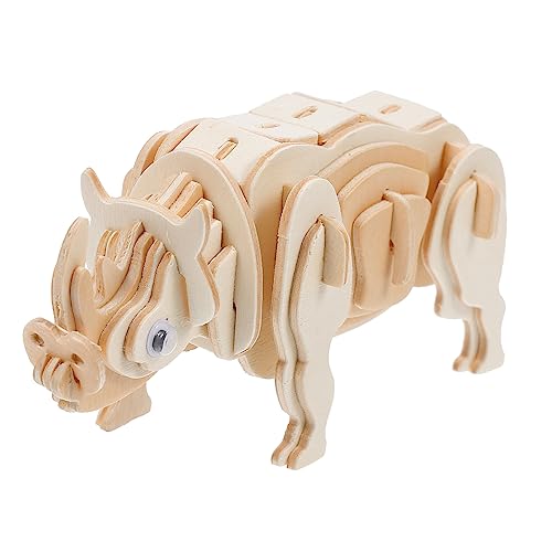 JOINPAYA 3D-Puzzles für basteln für bastelzeug für tiegerkostuem Crafts for Kinderhandwerk + Puzzles aus Holz Holzpuzzle für Jungen Hölzern von JOINPAYA