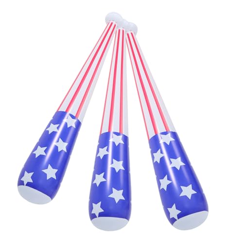 JOINPAYA 3Pcs Aufblasbare Baseballschläger Sport Sport Sportspielzeug Aufblasbare Stick Party Dekoration Partyzubehör Aufblasbare Stöcke Sport Jubel Jubeln Stöcke Party Gefälligkeiten Pvc von JOINPAYA