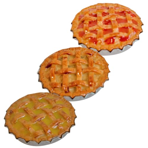 JOINPAYA 3 Stücke Miniatur Gefälschte Dessert Torten Für Puppe Realistische Harz Legierung Pretend Spielen Lebensmittel Set von JOINPAYA