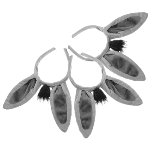 JOINPAYA Halloween Esel-stirnband-set Tierohr-haarband Für Kostüm Und Mädchen Geburtstagsaccessoire Esel-design von JOINPAYA