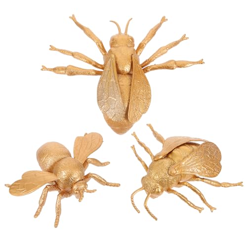 JOINPAYA 3Pcs Simulierte Bienenfloßen Interessante Figuren Bildungsfrau Interessante Figuren Liefern Simulierte Figuren Interessantes Funny Toys PVC Golden JOINPAYA 3Pcs Simulierte Bienenfloßen Interessante Figuren Bildungsfrau Interessante Figuren Liefern Simulierte Figuren Interessantes Funny Toys PVC Golden von JOINPAYA