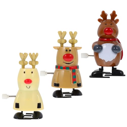 JOINPAYA 3St Aufzieh Rentier aufziehbares Laufspielzeug aufziehen Aufziehspielzeug für kinderspielzeug Fun Toy aufwinden Kinderzubehör Plastik JOINPAYA 3St Aufzieh Rentier aufziehbares Laufspielzeug aufziehen Aufziehspielzeug für kinderspielzeug Fun Toy aufwinden Kinderzubehör Plastik von JOINPAYA