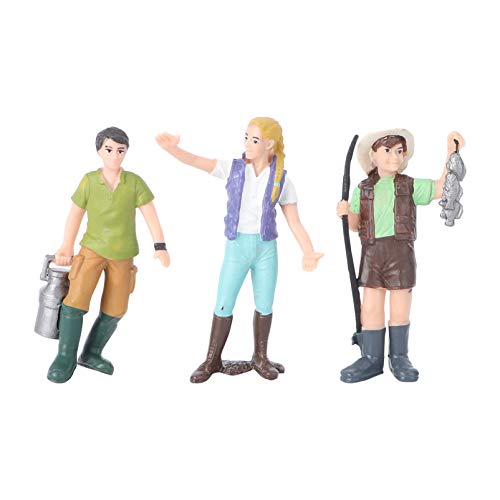 JOINPAYA Set Mit 3 Bauernhof-Figuren Sandtisch-Modellen PVC-Kunststoff Robustes Ornament Für Die Hausbar JOINPAYA Set Mit 3 Bauernhof-Figuren Sandtisch-Modellen PVC-Kunststoff Robustes Ornament Für Die Hausbar von JOINPAYA