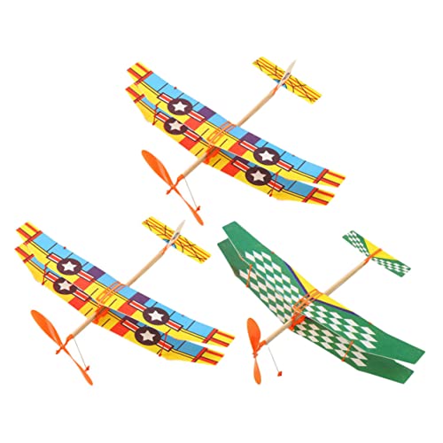 JOINPAYA 3 Stücke Flugzeug Spielzeug Segelflugzeug Flugzeug Spielzeug Kinder Outdoor Spielzeug Material Kinder Flugzeug Spielzeug Set von JOINPAYA