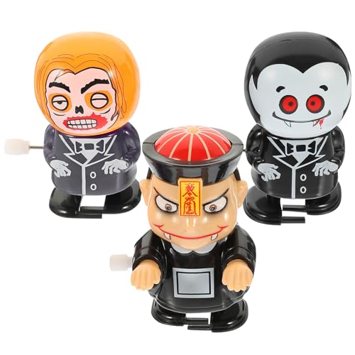 JOINPAYA 3St Halloween- Vampir-Zombie Halloween- Action Figur Spielzeugroboter Halloween atmosphäre Halloween Party Festival- Aufziehspielzeug für Plastik von JOINPAYA