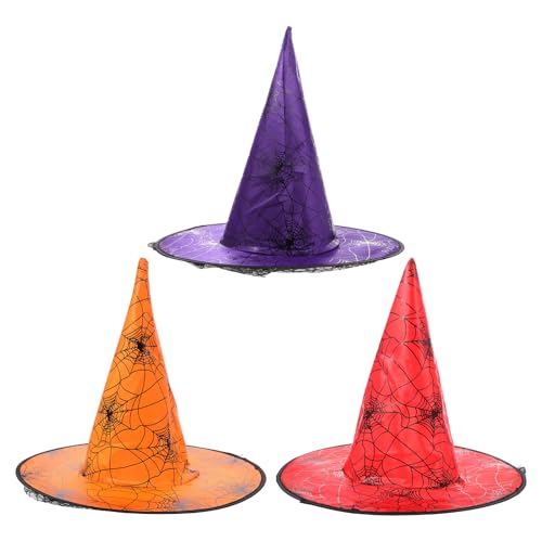 JOINPAYA 3St Hexen Hut halloween costume halloween kleidung partyhütchen Halloween-Cosplay-Kostüm Halloween -Kopfbedeckung Halloween-Hüte dekorative Requisiten für Halloween Spitzenstoff JOINPAYA 3St Hexen Hut halloween costume halloween kleidung partyhütchen Halloween-Cosplay-Kostüm Halloween -Kopfbedeckung Halloween-Hüte dekorative Requisiten für Halloween Spitzenstoff von JOINPAYA