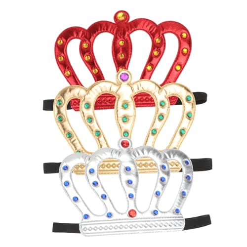 JOINPAYA 3 Stücke Jungen und Mädchen Erwachsene Party Krone Leistung Kopfbedeckungen Prop Rolle-spielen Decor Elegante Bequeme Kopfbedeckungen von JOINPAYA