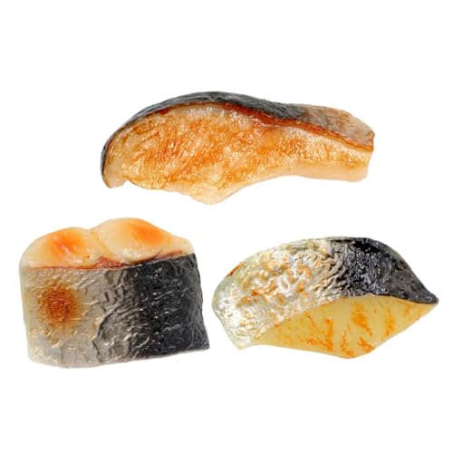 JOINPAYA 3St Nachgemachte Fischnuggets Faux-Meeresfrüchte-Modell Tischdekoration Stand Home Decor wohnungseinrichtung Simulationsmodelle für Meeresfrüchte emuliertes Lebensmittelmodell PVC JOINPAYA 3St Nachgemachte Fischnuggets Faux-Meeresfrüchte-Modell Tischdekoration Stand Home Decor wohnungseinrichtung Simulationsmodelle für Meeresfrüchte emuliertes Lebensmittelmodell PVC von JOINPAYA