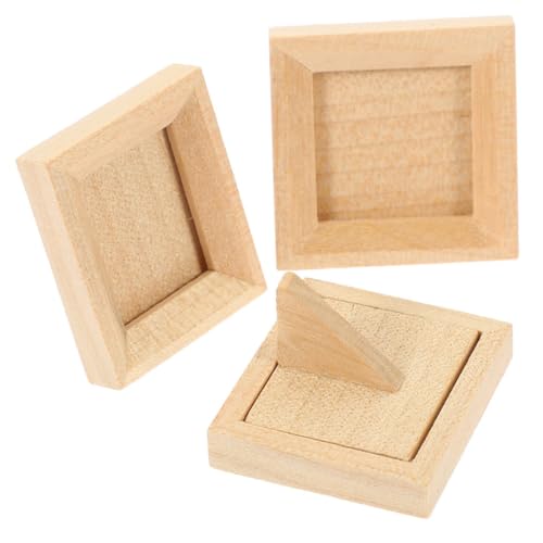 JOINPAYA Unvollendete Mini-fotorahmen Für Puppenhaus 3 Stück Holz-bilderrahmen Dekorative Modell-Sets JOINPAYA Unvollendete Mini-fotorahmen Für Puppenhaus 3 Stück Holz-bilderrahmen Dekorative Modell-Sets von JOINPAYA