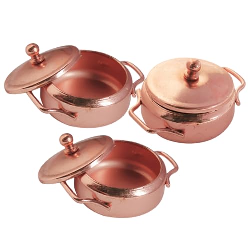 JOINPAYA 3St Puppenhaus Minitopf für kinderspielzeug puppenhauszubehör Toys hühner Eintopfmodell dekorative Herde Mini-Puppentopf Mini-Kocher Legierung JOINPAYA 3St Puppenhaus Minitopf für kinderspielzeug puppenhauszubehör Toys hühner Eintopfmodell dekorative Herde Mini-Puppentopf Mini-Kocher Legierung von JOINPAYA