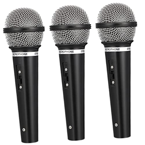 JOINPAYA 3St Requisiten Mikrofon Kostümmikrofon schwarzes Mikrofon Weidenkörbe Trio kinderinstrumente musikinstrumente für Mikrofon-Stütze gefälschtes Mikrofon Plastik Black JOINPAYA 3St Requisiten Mikrofon Kostümmikrofon schwarzes Mikrofon Weidenkörbe Trio kinderinstrumente musikinstrumente für Mikrofon-Stütze gefälschtes Mikrofon Plastik Black von JOINPAYA