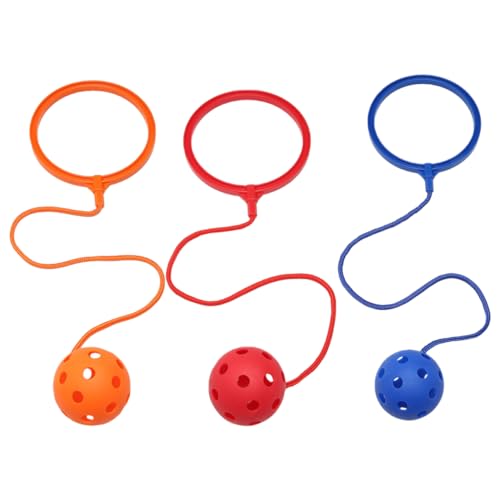 JOINPAYA 3St hüpfendes Ballspielzeug Outdoor draußen Sportspielzeug für Sprungball-Set Seil-Knöchelsprung-Ballspiel überspringen Abs von JOINPAYA