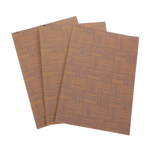 JOINPAYA 3Stücke Bodenaufkleber Für Puppenhäuser Selbstklebende Holzoptik Für DIY Mini Hausdekoration Küchen Und Wohnzimmerbodenpapier JOINPAYA 3Stücke Bodenaufkleber Für Puppenhäuser Selbstklebende Holzoptik Für DIY Mini Hausdekoration Küchen Und Wohnzimmerbodenpapier von JOINPAYA