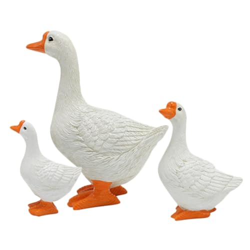 JOINPAYA 3Stücke Gans Gans Skulptur Robustem Harz für Garten und Mikrolandschaften Niedliche Gänse Deko für Fröhliche Langlebige Tierfiguren für Innen JOINPAYA 3Stücke Gans Gans Skulptur Robustem Harz für Garten und Mikrolandschaften Niedliche Gänse Deko für Fröhliche Langlebige Tierfiguren für Innen von JOINPAYA