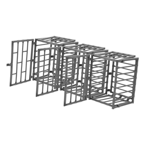 JOINPAYA 3 Stücke Miniatur Käfig für Kleintiere PVC Kleiner Spielzeug Käfig Requisite für Selbstgemachte Dekoration für Actionfiguren Haus JOINPAYA 3 Stücke Miniatur Käfig für Kleintiere PVC Kleiner Spielzeug Käfig Requisite für Selbstgemachte Dekoration für Actionfiguren Haus von JOINPAYA