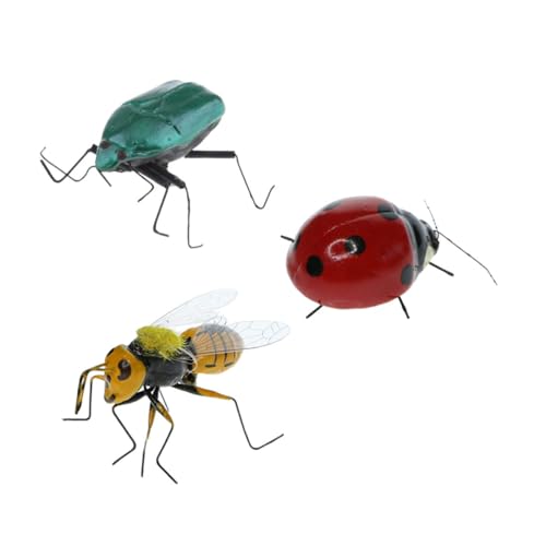 JOINPAYA 3Stücke Teiliges Realistischer Insektenfiguren Marienkäfer und Biene für Lernspielzeug und Partydekoration für und Kreative JOINPAYA 3Stücke Teiliges Realistischer Insektenfiguren Marienkäfer und Biene für Lernspielzeug und Partydekoration für und Kreative von JOINPAYA