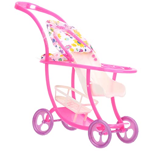 JOINPAYA 3-teiliges Puppenhaus-Miniatur-Kinderwagen-Spielzeug Miniatur-Kinderwagen Für Kinder Rollenspiel-Kinderwagen Puppenhaus-Dekorationen Realistische Kinderwagen-Ornamente von JOINPAYA