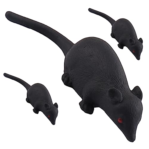 JOINPAYA 3pcs Rattenförmige Spannungsspielzeug Simulation Ratten -Squeeze -Spielzeug Hand Entspannte Spielzeugspannung Spieler Spielthings von JOINPAYA