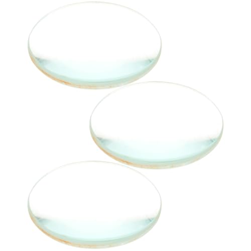 JOINPAYA 3st Konvexe Linse 50mm Doppelkonvexlinse Konkavlinsen Für Die Wissenschaft Kreisbrille Teleskop-objektiv-kit Brille Mit Konvexen Linsen Konvexe Konkave Linse Rundes Labor Prismen von JOINPAYA