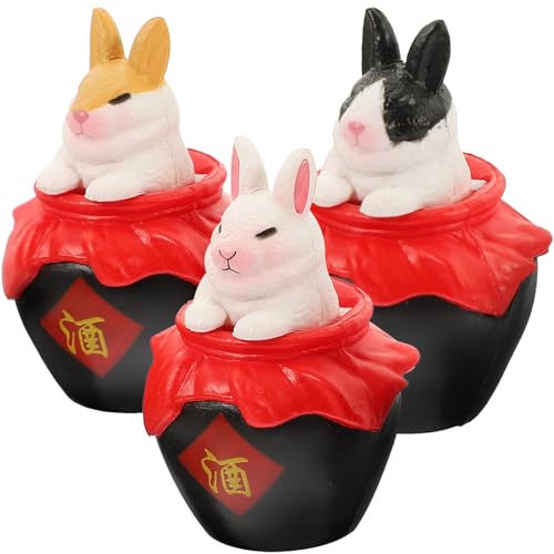 JOINPAYA Mini Ornament Winzige Statue Garten Decor Zarte Bunny Figur Dekorationen JOINPAYA Mini Ornament Winzige Statue Garten Decor Zarte Bunny Figur Dekorationen von JOINPAYA