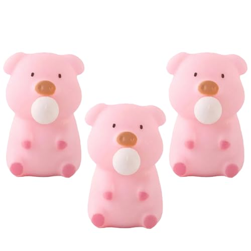 JOINPAYA 3st Schweinchen Zum Stressabbau Spielzeuge Spielsachen Kinderspielzeug Tiere Plüschtier Schweine-Squeeze- von JOINPAYA