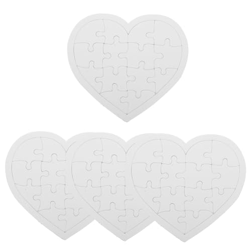 JOINPAYA 4 Blätter Mit Graffiti-leerpuzzleteilen Zum Zeichnen Von Blankopuzzles Für Jungen Und Mädchen Personalisiertes Puzzlespielzeug von JOINPAYA