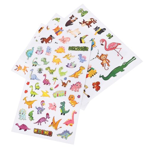 JOINPAYA 4 Blätter klebesticker Stickers Aufkleber Sack schulzeug anothr Love Wohnung Haustier Trinkgläser Inspirierende Aufkleber für Studenten Ermutigungsaufkleber PVC Colorful von JOINPAYA