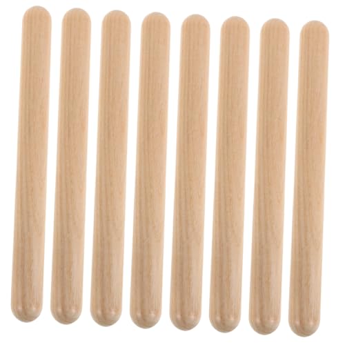 JOINPAYA 4 Paare Holz Rhythmusstäbe Percussion Instrumente Sicher Glatt für Musikunterricht Vorschule Interaktive Lernaktivitäten JOINPAYA 4 Paare Holz Rhythmusstäbe Percussion Instrumente Sicher Glatt für Musikunterricht Vorschule Interaktive Lernaktivitäten von JOINPAYA
