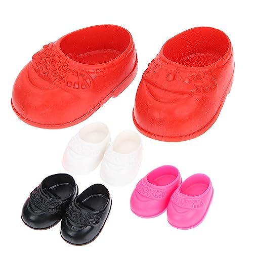 JOINPAYA 4 Paare Puppenschuhe Miniaturspielzeug realistisch schön winzig funkeln für kinderspielzeug Puppen Outfit Minischuhe Mini-Schuhverzierung Plastik JOINPAYA 4 Paare Puppenschuhe Miniaturspielzeug realistisch schön winzig funkeln für kinderspielzeug Puppen Outfit Minischuhe Mini-Schuhverzierung Plastik von JOINPAYA