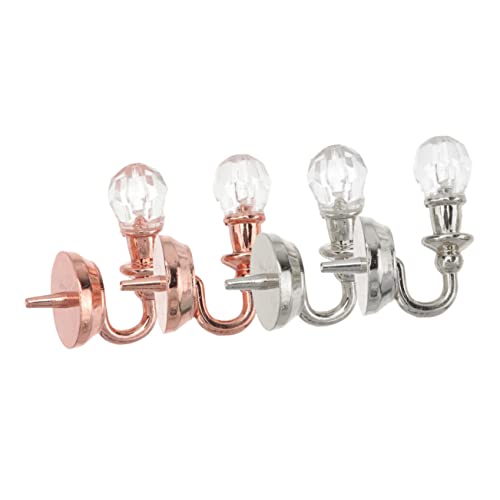 JOINPAYA 4 Pcs Positionierung Nagel Wand Licht Puppe Mini Puppenhaus Puppe Puppe Bett Außerhalb Lampen Für Wand Legierung JOINPAYA 4 Pcs Positionierung Nagel Wand Licht Puppe Mini Puppenhaus Puppe Puppe Bett Außerhalb Lampen Für Wand Legierung von JOINPAYA