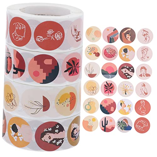 JOINPAYA 4 Rollen Vintage Cartoon Aufkleber Selbstklebende Scrapbooking Sticker für Kreative DIY Projekte Vielseitige Designs für Tagebuch und Notizbuch Dekoration Gemischte JOINPAYA 4 Rollen Vintage Cartoon Aufkleber Selbstklebende Scrapbooking Sticker für Kreative DIY Projekte Vielseitige Designs für Tagebuch und Notizbuch Dekoration Gemischte von JOINPAYA