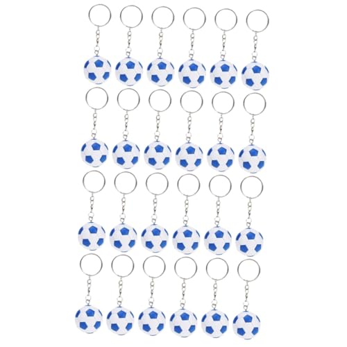 JOINPAYA 4 Sätze Fußball Schlüsselanhänger Robuster Anhänger Mit Sportlichem Für Taschen Und Schlüssel Geschenkidee Für Fußballfans Blau Weißes Design 6 Stück * 4 JOINPAYA 4 Sätze Fußball Schlüsselanhänger Robuster Anhänger Mit Sportlichem Für Taschen Und Schlüssel Geschenkidee Für Fußballfans Blau Weißes Design 6 Stück * 4 von JOINPAYA