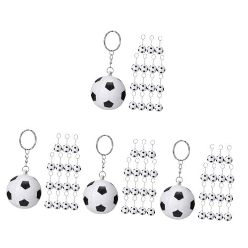 JOINPAYA 4 Sätze Fußball Schlüsselanhänger Süße Anhänger Für Taschen Und Rucksäcke Für Fußballfans Und Sportliebhaber Mitgebsel Für Jugendliche 15 Stücke * 4 von JOINPAYA