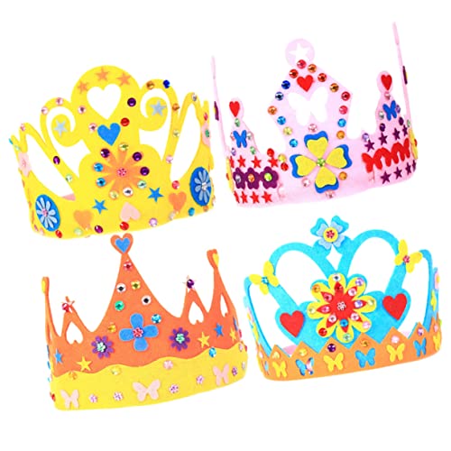 JOINPAYA 4 Sätze Kindergeburtstagskrone Diy Bastelmaterialien für Kreative Accessoire für Mädelsgeburtstagsfeiern und Fotoshootings JOINPAYA 4 Sätze Kindergeburtstagskrone Diy Bastelmaterialien für Kreative Accessoire für Mädelsgeburtstagsfeiern und Fotoshootings von JOINPAYA