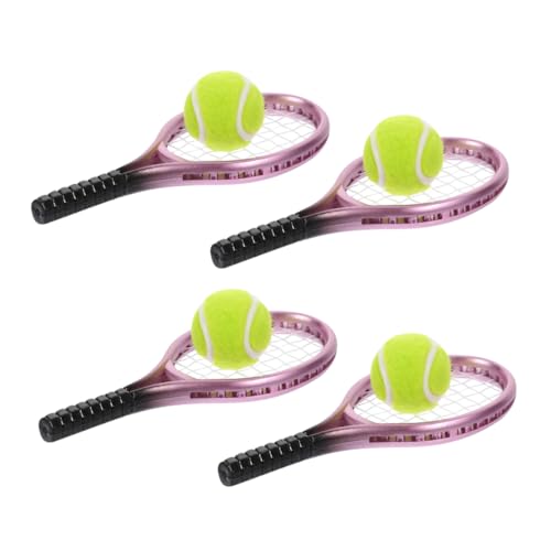 JOINPAYA 4 Sätze Mini-sportartikel Deko Mini-puppenhauszubehör Mini-tennisspielzeug Zubehör Für Actionfiguren Puppenhaus-miniaturen Mini-Sachen Miniatur-puppenhauszubehör Plastik JOINPAYA 4 Sätze Mini-sportartikel Deko Mini-puppenhauszubehör Mini-tennisspielzeug Zubehör Für Actionfiguren Puppenhaus-miniaturen Mini-Sachen Miniatur-puppenhauszubehör Plastik von JOINPAYA