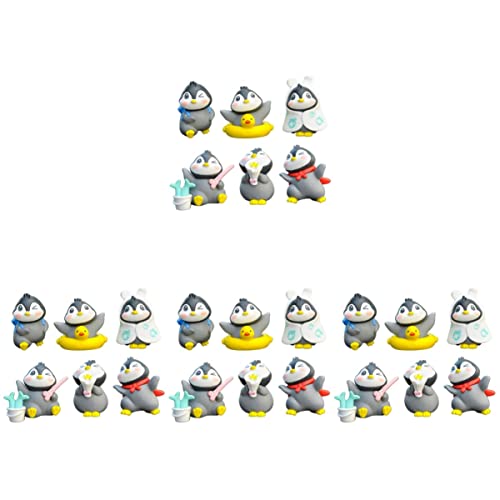 JOINPAYA 4 Sätze Miniatur Pinguin Figuren Teiliges Deko Für Zuhause Fotografie Requisiten Und Miniaturgarten Dekoration Robust Und Detailgetreu 6 Stück * 4 von JOINPAYA