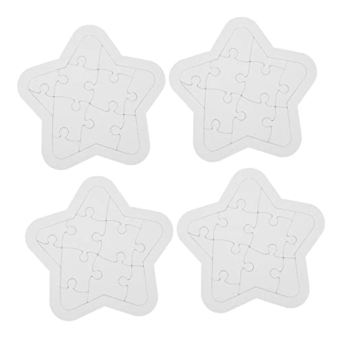 JOINPAYA 4 Sätze Puzzle The Children spielsachen bescherung rätseln schreib Feder puzzeluntelage kinderf Toy Malmaterialien Rätsel malen Leere Rätsel Gekritzelbrett zeichnen Papier von JOINPAYA