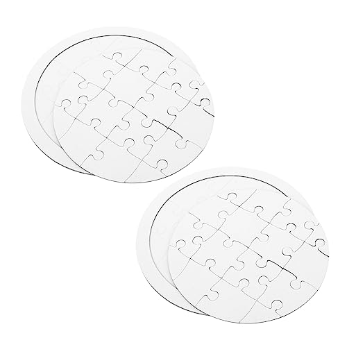 JOINPAYA 4 Sätze Puzzle klein Farben Leerzeichen lackierbar schreibbar kinderbeschäftigung rätselbuch rätsel für Educational Toys Rätsel malen Gekritzelbrett zeichnen Papier von JOINPAYA